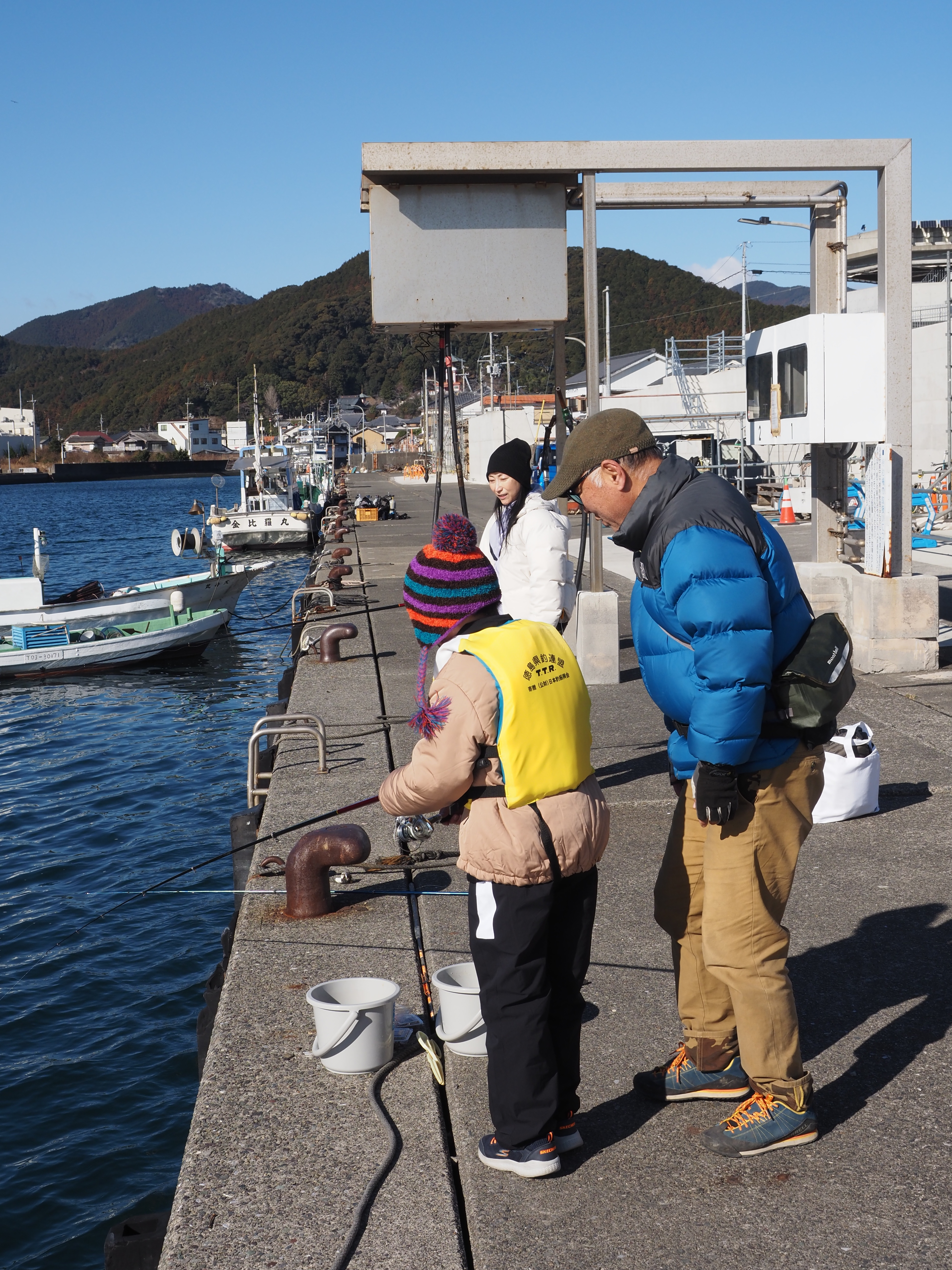 岸壁よりらくらく釣り体験