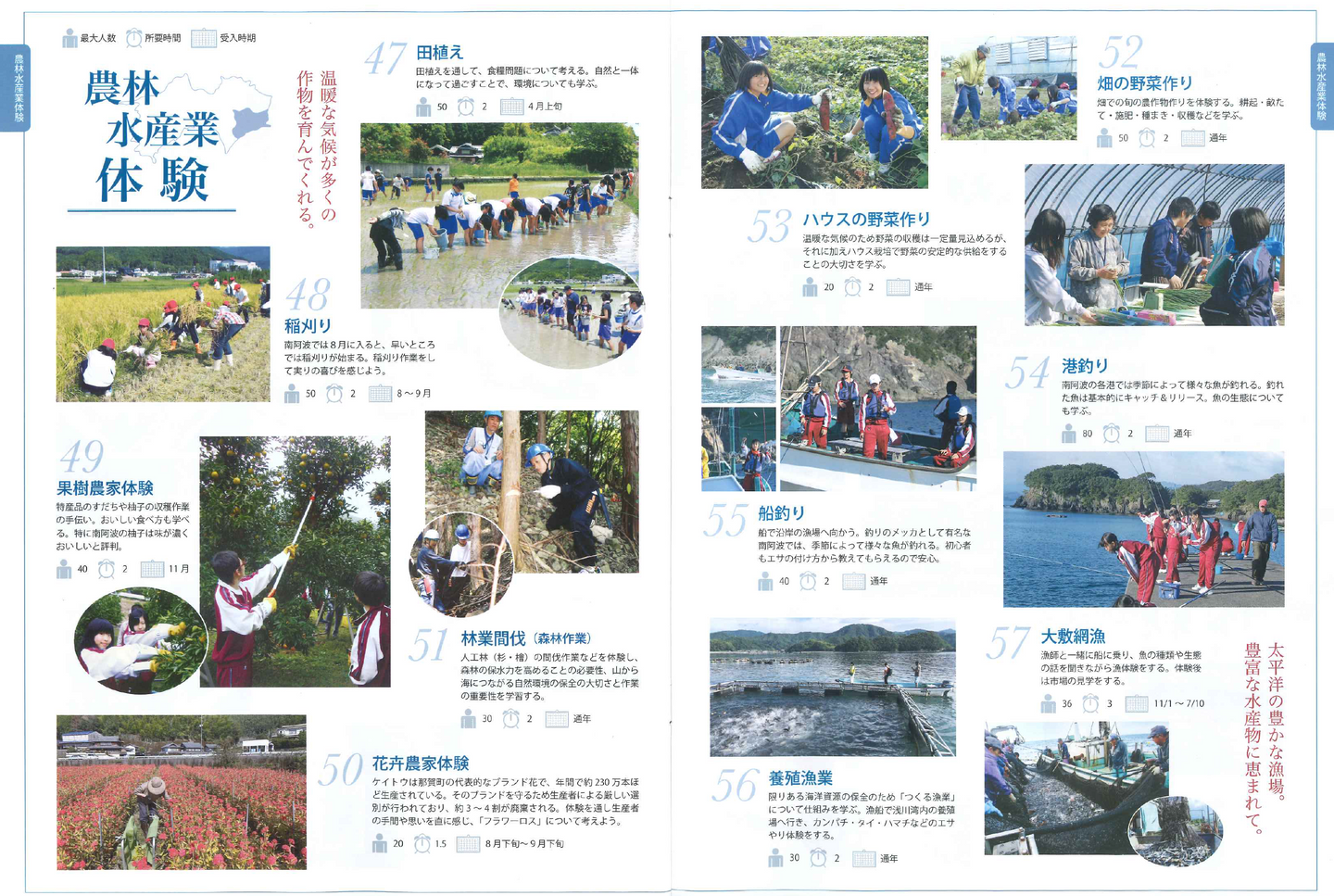 農林水産業体験